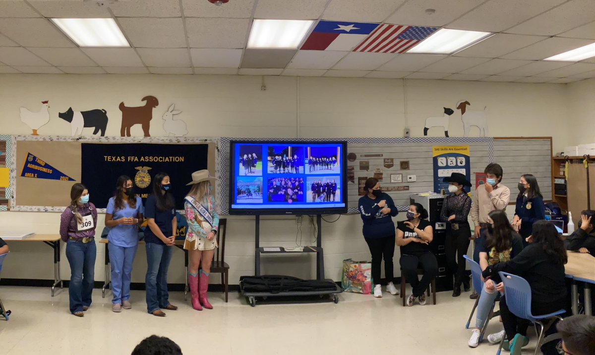 <a href="/FfaMemorial/">Memorial_FFA</a> Officer Team presented to all classes “FFA is for you” - including leadership games. Looking forward to all this chapter will do this year <a href="/McAllenMemorial/">Memorial High School</a> <a href="/McAllenISDCTE/">McAllen ISD CTE</a> <a href="/McAllenISD/">McAllen ISD</a>