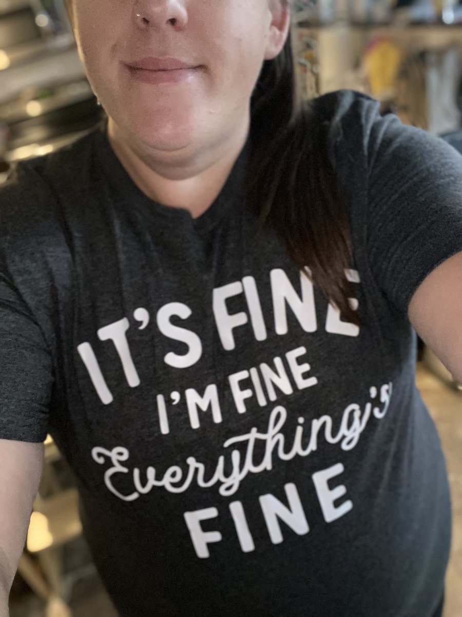 suzib215's tweet photo. @nursekelsey I got one too 🤣 I usually wear it when I’m about to loose my sh*t. https://t.co/81eJ8qVg0z