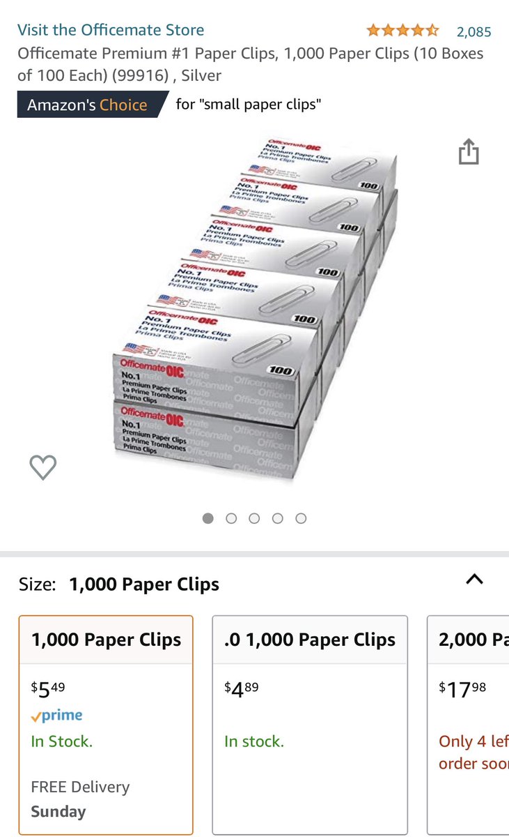 HELP!  I need paper clips. I have gone through two boxes in the last three weeks. I teach 4th grade at a Title I school in Alabama. amazon.com/wedding/rachel…
