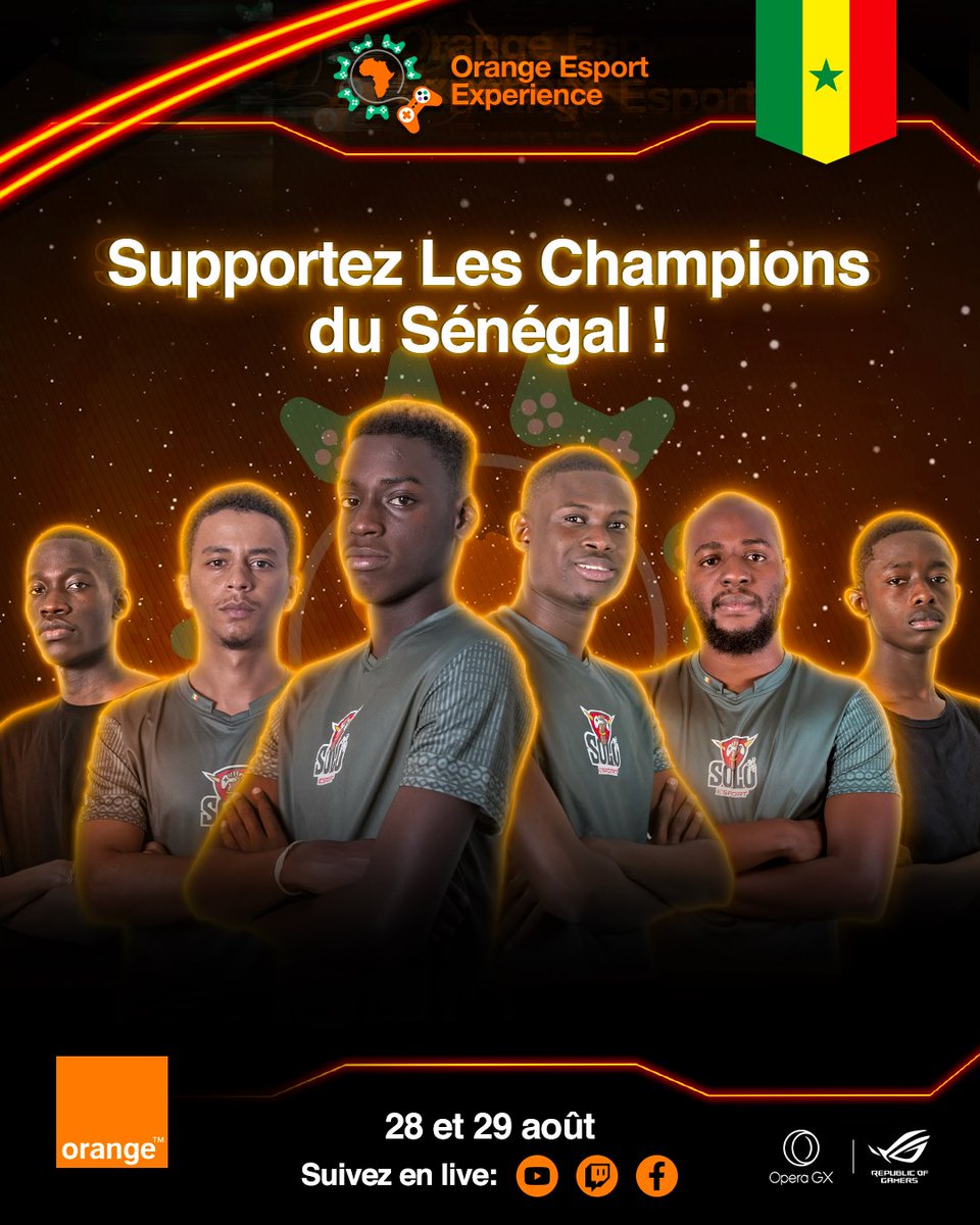 Sen_Games's tweet photo. Le programme stream👇🏾

Sam. 28 aout : 
12h - @HadyJuve PES 2021
15h30 - team SOLO LOL
17h30 - Galsen Warriorz COD MOBILE 

Dim. 29 aout 
12h- @dexxjunior03  fifa 21
14h- @sturridzzy  Fortnite 
16h10- @sidykuro11  SFV

Liens stream 
https://t.co/5UAPLntBnV 
https://t.co/r6U0ozJa2u https://t.co/CFvFEyEFgt