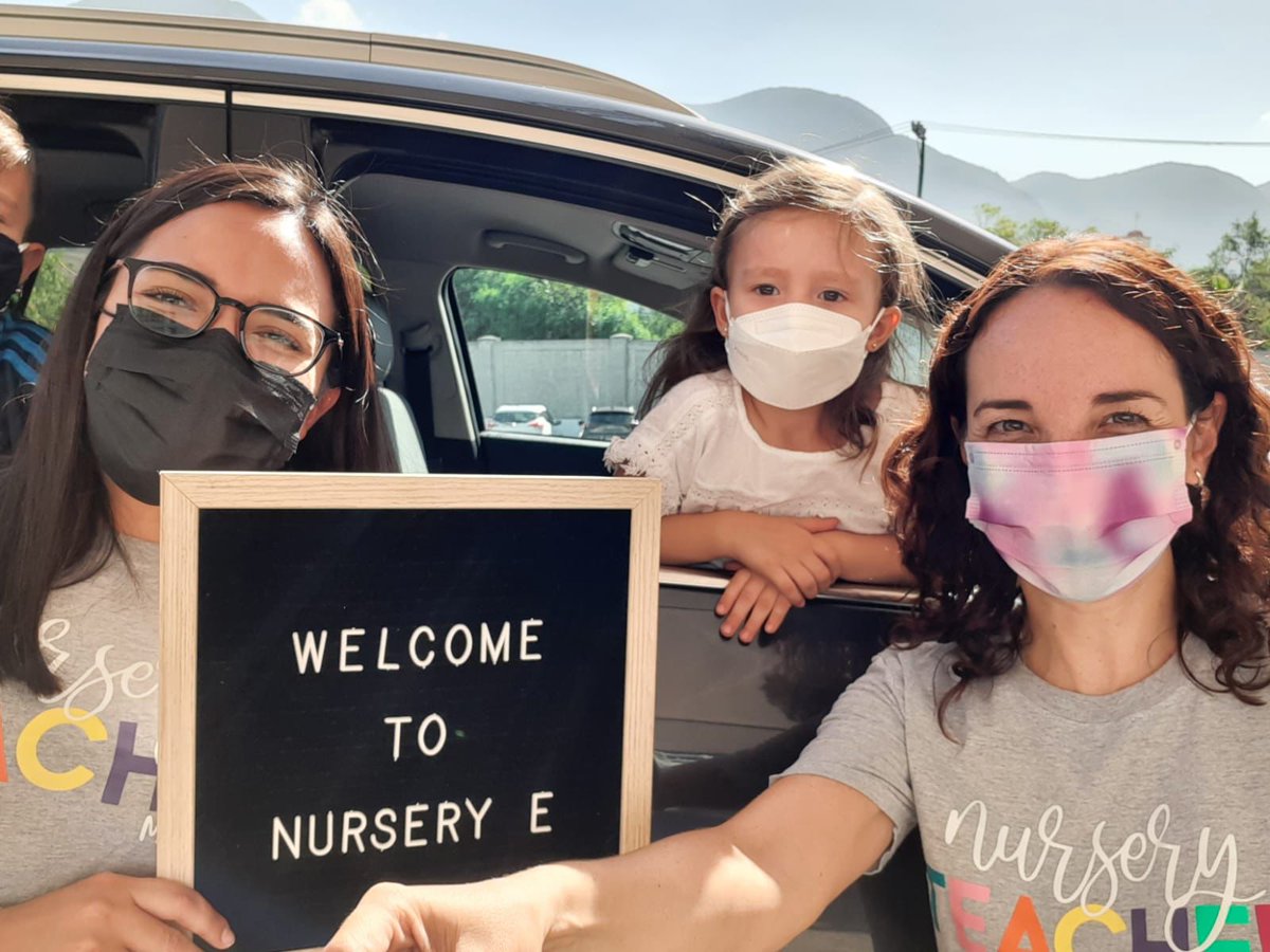 We are so happy to see our beautiful students from Toddlers through 1st grade during Supplies Drive-Thru. We can't wait to start this new school year! See you on Monday! 👏