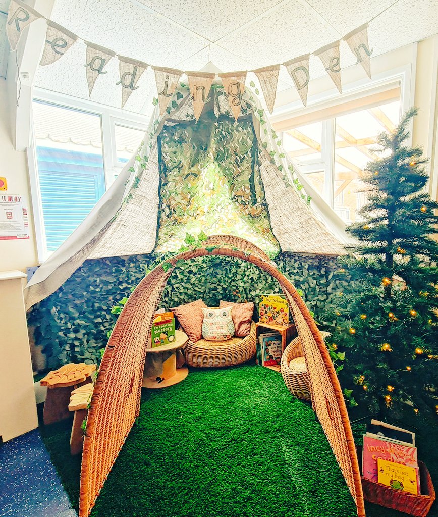 MrsTaylor_EYFS's tweet image. Looking forward to the children coming back next week, and enjoying the &apos;Reading Den&apos; in Nursery 💕🥰📚🌿 #eyfs #eyfsteacher #ect2021 #nqt #readingcorner #edutwitter #eytwittertagteam #eytagteam #readingforpleasure #BackToSchool #backtoschool2021 @EYTagteam