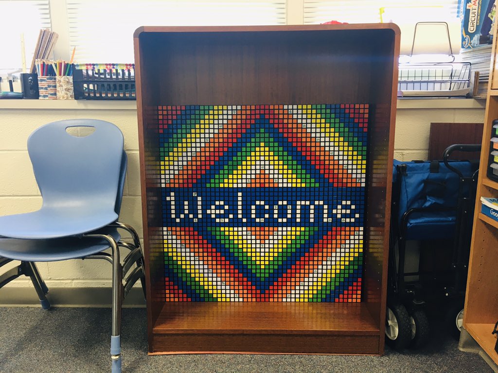 First week of Alpha was amazing! So glad to see all our students, and I hope they felt welcome 🤓 #MISDGT #MyMISD #rubikscube