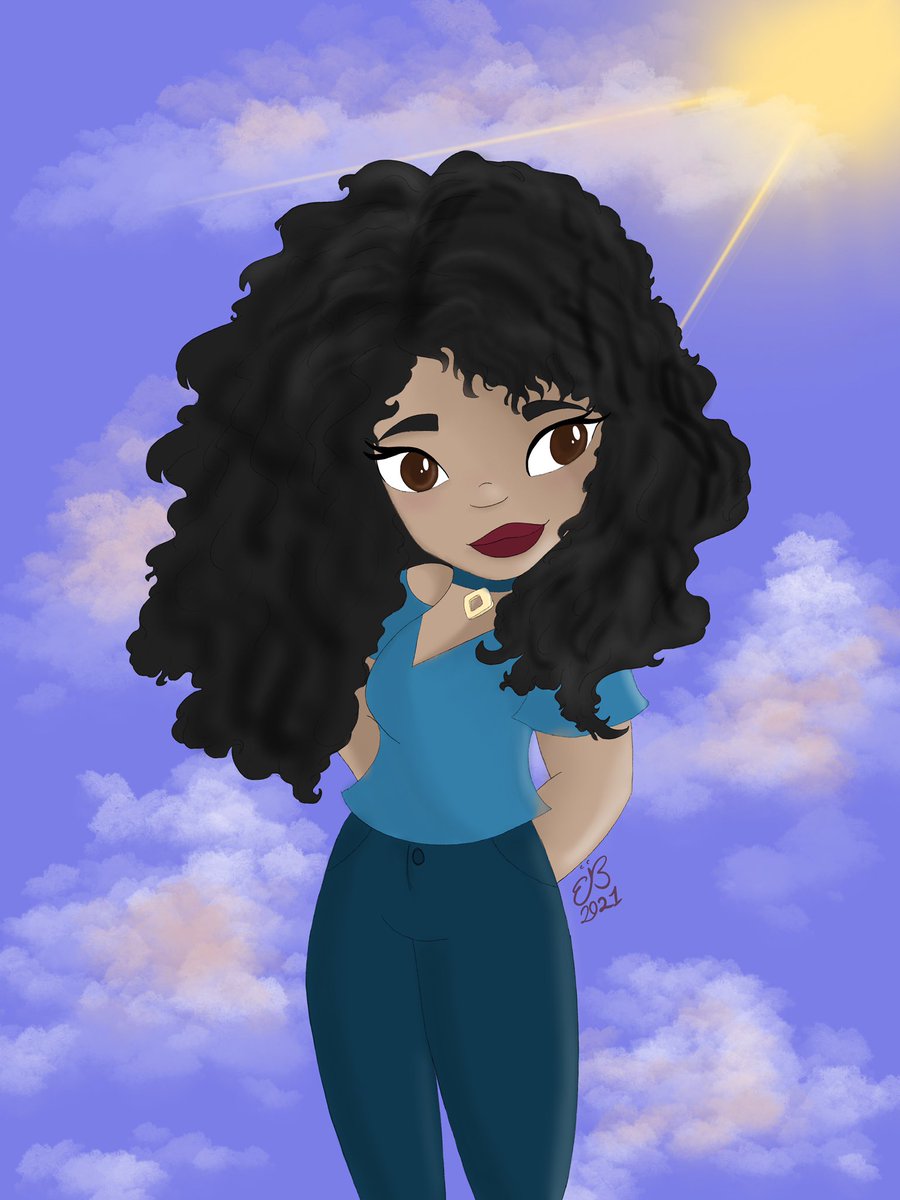 ✨🌥💖✨

#digitalart #procreate #procreateart #art #artist #sunnyday #sunny #sun #cuban #cloudy #clouds #blue #bluejeans #cubanart #fluffyhair #jetblackhair #dayinthesun