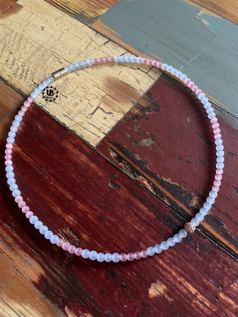 UnikBeads's tweet photo. Back in 2017 I created one of my first anklets with these beads, now I have them on a necklace/choker✨#UnikBeads✨ https://t.co/1KRwM2B2ZC
