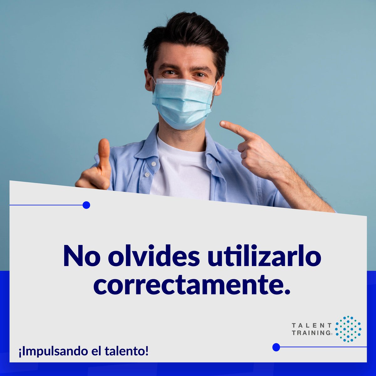 Focus4Growth_'s tweet photo. Protege a tus colaboradores con su uso. 😷
.
.
.
#TalentTraining #Plataforma #CapacitaciónVirtual #ConsultoríaDigital #Covid19 #Prevención https://t.co/PSSE8ES4zo