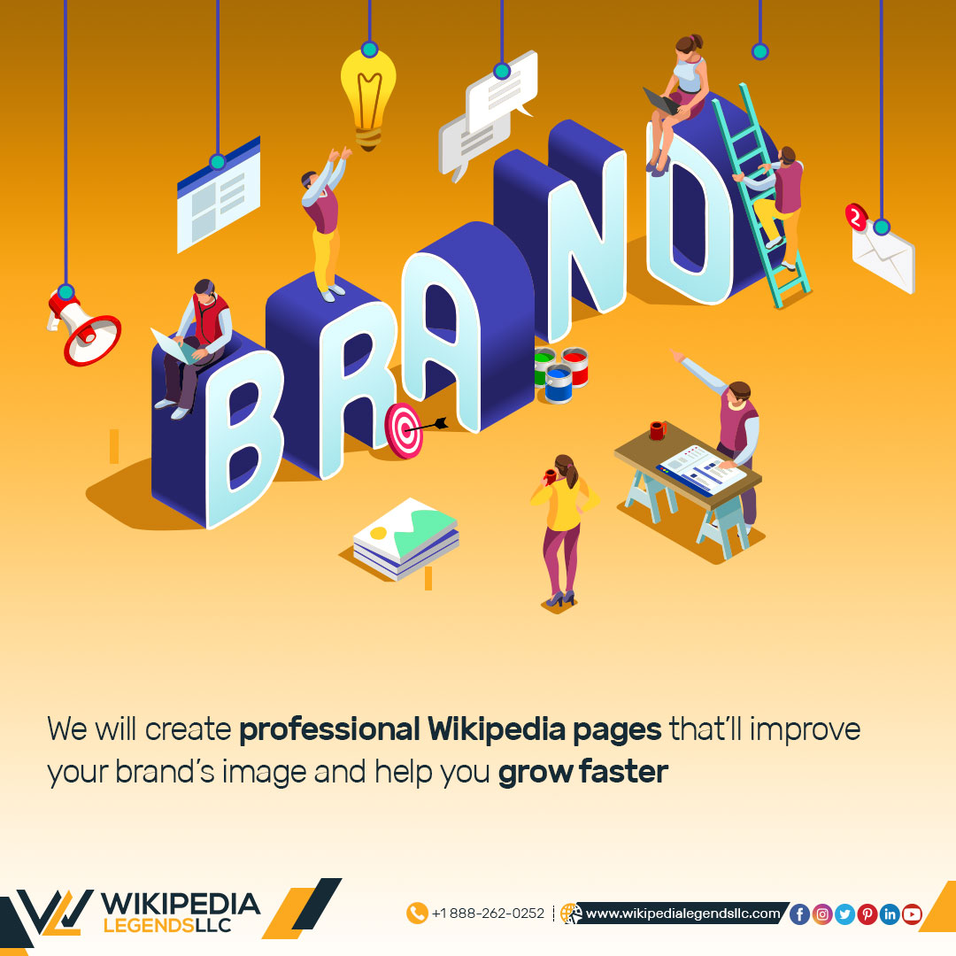 WikiLegendsLLC's tweet photo. By having a Wikipedia page, you can easily improve your brand's reliability, and give an even larger audience a chance to become your customer.
#WikipediaLegendsLLC #Wikipedia #wikiprofiles
#wikipediaservices #models #Facebook  #brand  #fame #famous #author #brand #brands #USA https://t.co/hgtHRkGlWC