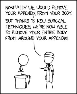 xkcdComic's tweet photo. Circumappendiceal Somectomy https://t.co/xkid5kalwP https://t.co/qtPYE7YFpZ https://t.co/M2jX8nLtcC