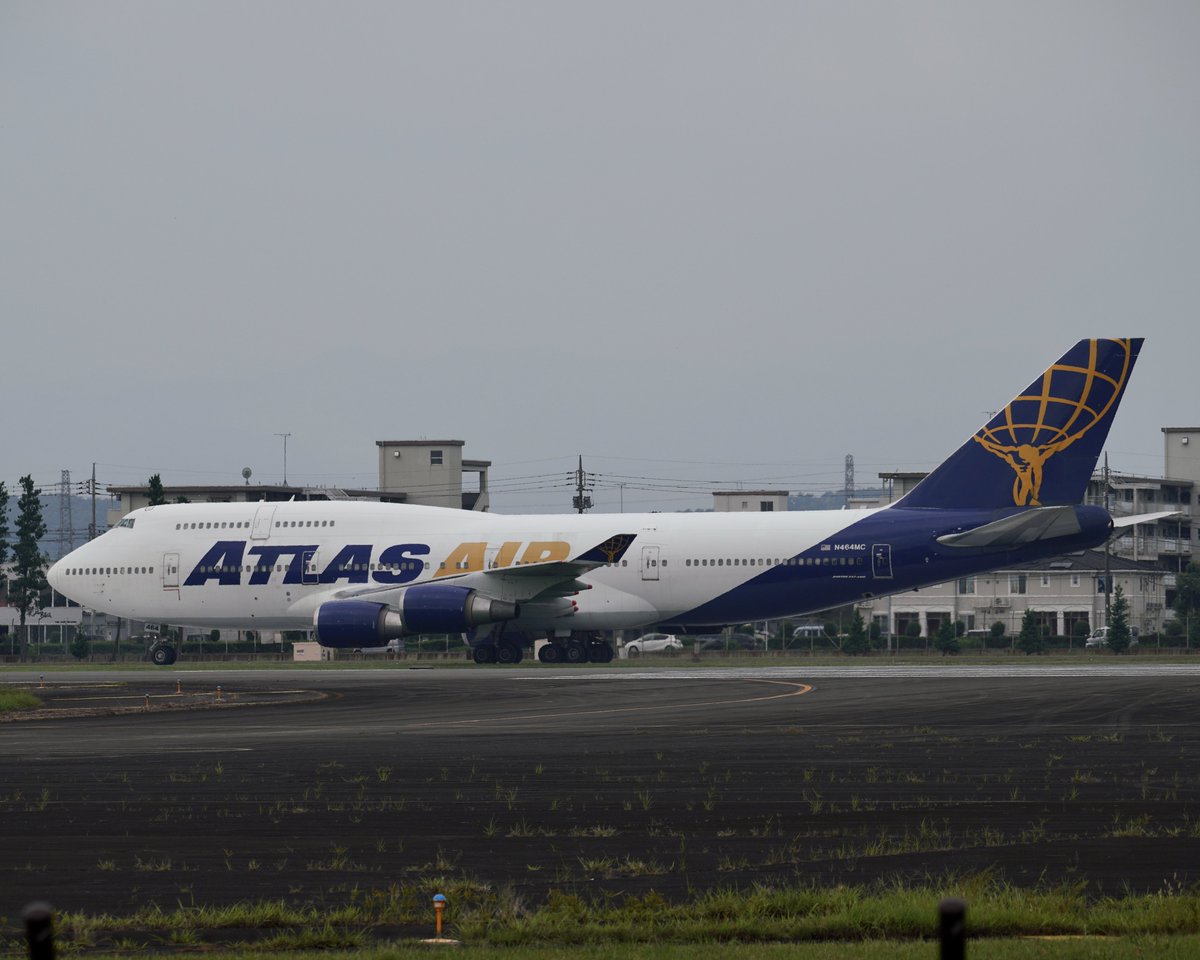 kei_rjty's tweet photo. 2021/08/28 8:27
#AtlasAir #Atlas #アトラス
#Boeing747 -446
#N464MC
#RJTY R/W 36↓
#Weather ☁️
#横田基地 #YokotaAB 
#USAirForce #Yokota https://t.co/PXYgk8qobT