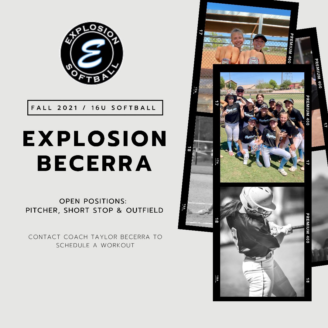 azstorm_tull's tweet photo. OPEN POSITIONS! Pitcher 💥 Short Stop 💥 Outfield 💥 Interested? Reach out to Coach @TaylorBecerra to schedule a workout! https://t.co/UcbrmOQw7y