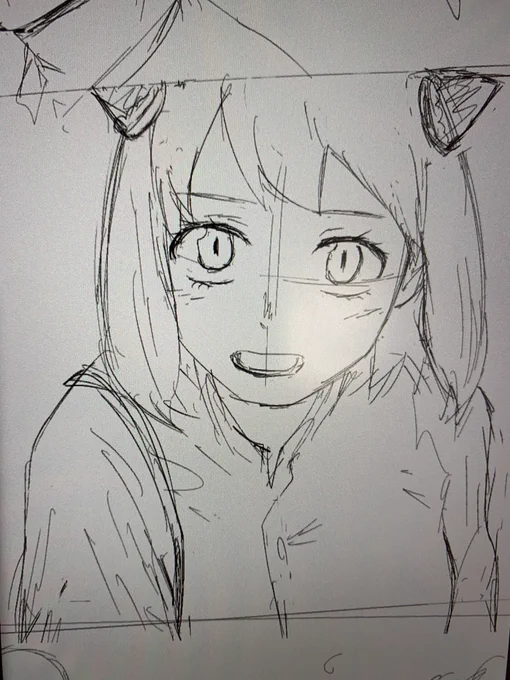 昨日の夜に落書きのつもりで描き始めてしまったダミアニャの漫画を今日終わらせたい、レポートも終わらせたい😭 