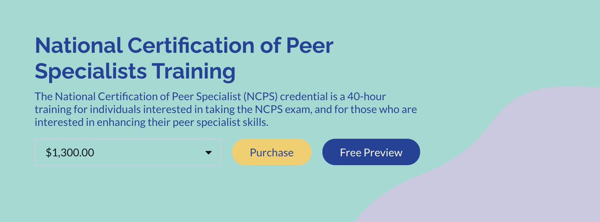 Want to become a Mental Health Peer Specialist? Get started down the peer support path today!

MHASF's training is approved by Mental Health America as a National Certification Training Program—sign up today!

ow.ly/ofkN50FZT3O

#MHASF #peersupport #SB803 #peercertification