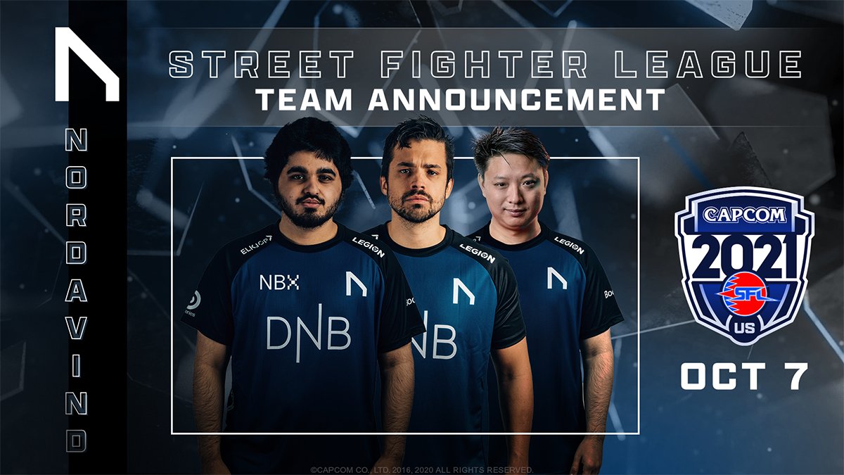 Capcom Fighters (@capcomfighters) on Twitter photo Let's celebrate Friday with a second SFL roster announcement. Welcome @nordavindgg to Street Fighter League-US 2021 - <a href="/PhenomSF/">Arman Hanjani</a> , <a href="/veggeySF/">veggey</a> and <a href="/Louffy086/">Olivier Hay</a>. Stream starts October 7th on twitch.tv/capcomfighters #SFL2021 Let's celebrate Friday with a second SFL roster announcement. Welcome @nordavindgg to Street Fighter League-US 2021 - <a href="/PhenomSF/">Arman Hanjani</a> , <a href="/veggeySF/">veggey</a> and <a href="/Louffy086/">Olivier Hay</a>. Stream starts October 7th on twitch.tv/capcomfighters #SFL2021