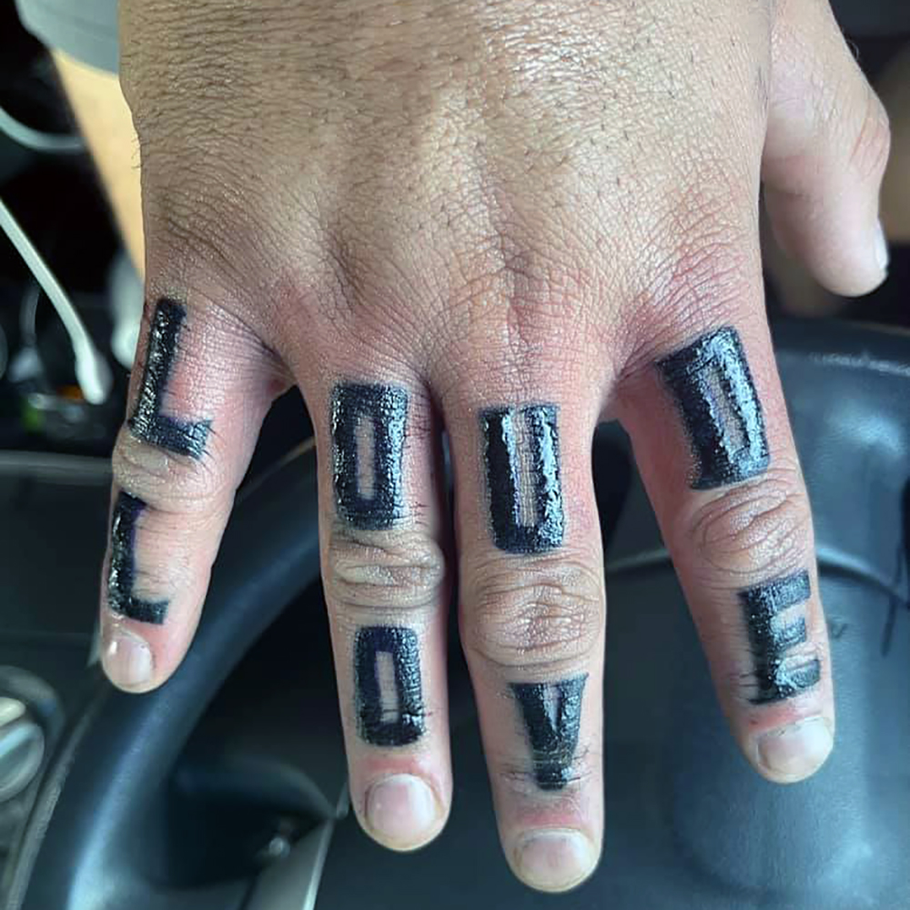 #LOUDLOVE 
Tattoo: Doug Mijangos