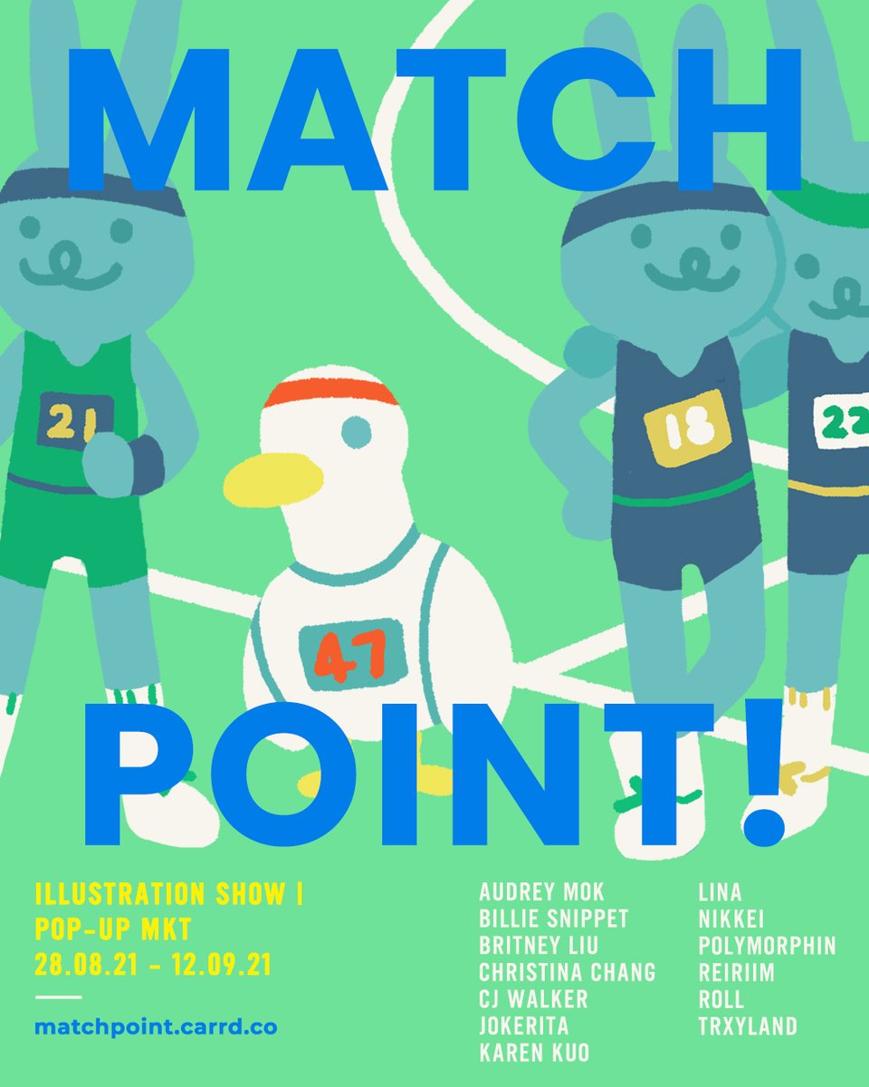 My 2nd preview for the upcoming Sport theme illustration show/ pop up MKT #MATCHPOINTSHOW

⚾️[28.08.- 12.09] Starting this Saturday 
Singapore friends! Check it out if you are in the area!
More Info👇
https://t.co/xUMsiaeka6 