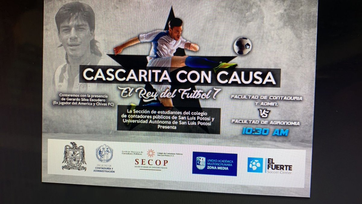 SECOPSLP's tweet photo. Gracias UAMZM UASLP cascarita con causa https://t.co/MLJ29XluBV