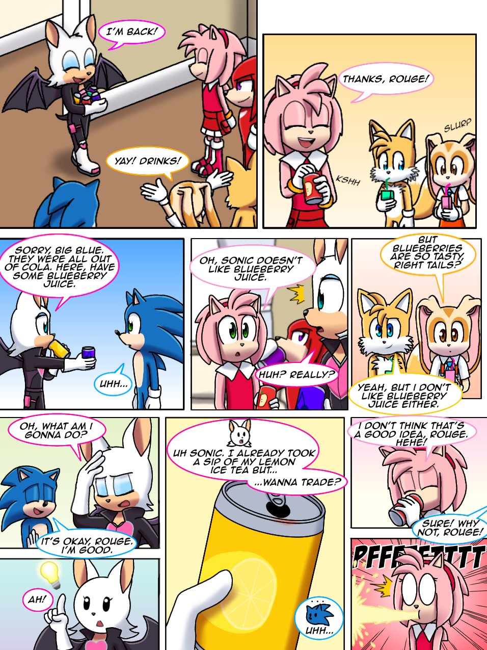 Sonic Movie Comic: Underneath the Mistletoe (1/3) by Jame5rheneaZ