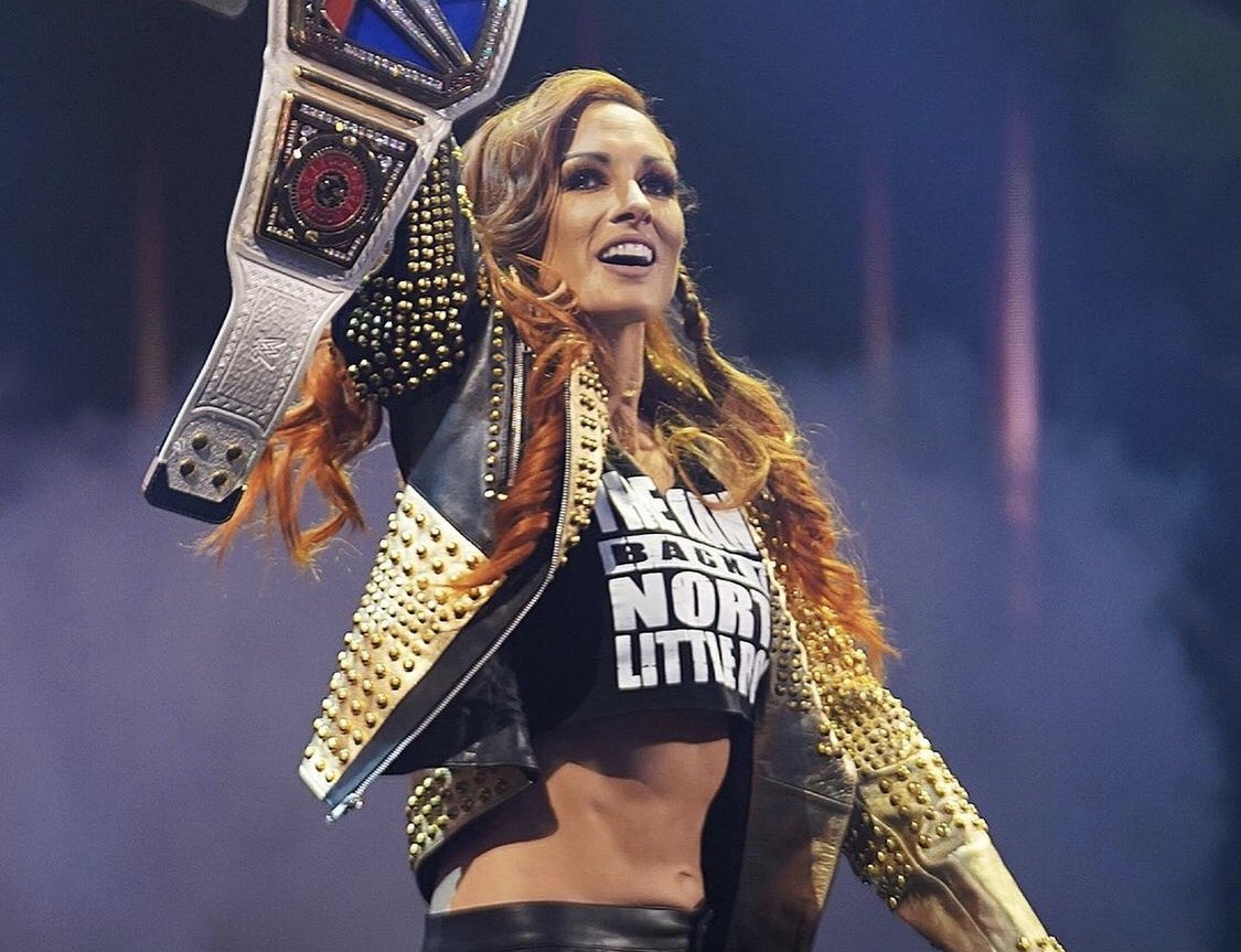 💥✨✨💥 The Man, The G.O.A.T, BIG TIME “BECKY LYNCH” @beckylynchwwe set  BROOKLYN on fire with this NEXT LEVEL LOOK by the @abarchieofficial s…