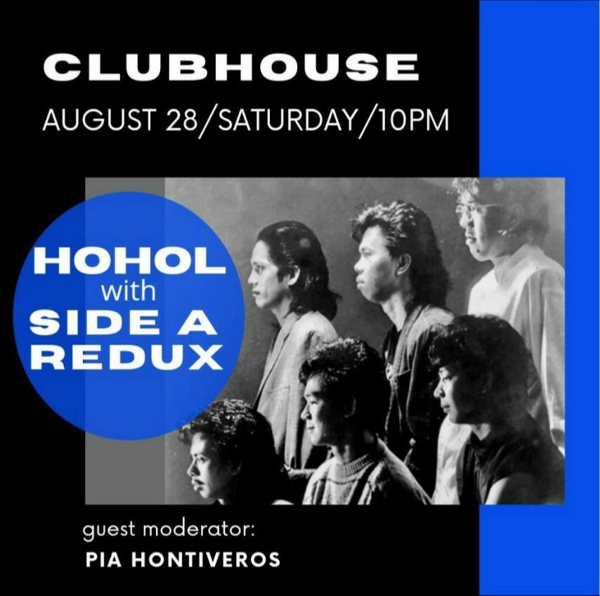 piahontiveros's tweet photo. On @Clubhouse tonight at 10: Side A Redux! With @PidoLalimarmo, @JOEYBenin_SideA, @MarDizon14, @rodelartstudio Gonzalez, Kelly Badon and Naldy Gonzalez! @fugs61 @tonyocruz @theJenAquino https://t.co/C6fJ6ZHuYY