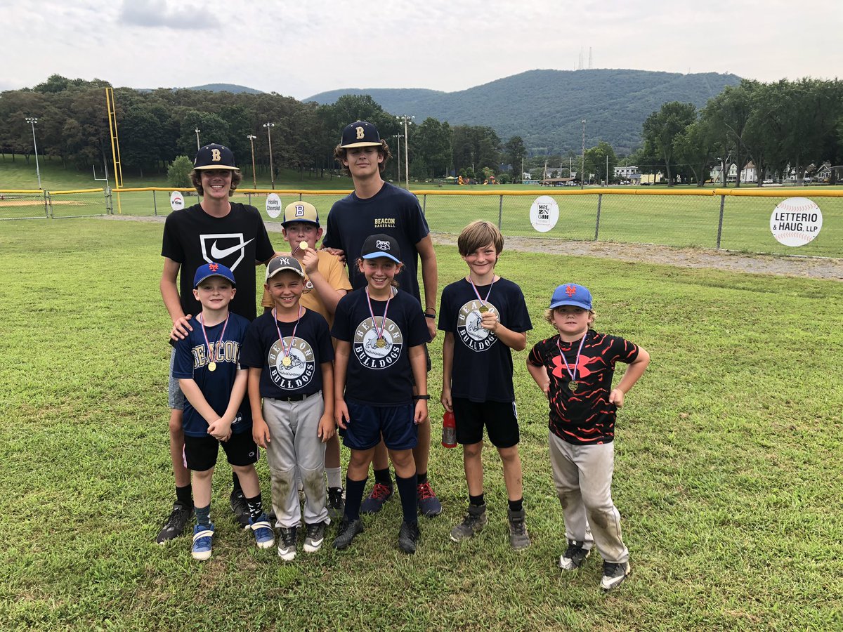 BeaconBaseball's tweet photo. Big thanks to all the future Bulldogs and our current Bulldog counselors for braving the heat this week to make our 21st annual Summer Camp a success. Congrats to Minor Wiffle champion Giants and the Major Wiffle champion A’s. https://t.co/8P9InZRCnU