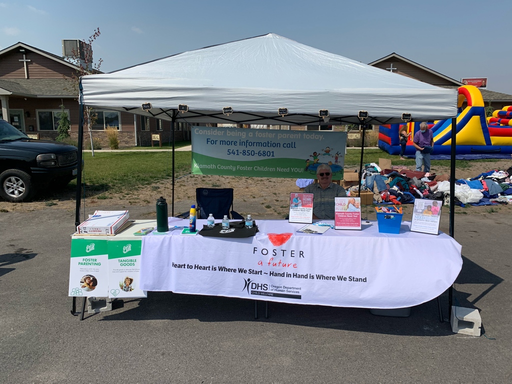 Our team in Klamath, in partnership with their local <a href="/oregondhscw/">OregonDHS CW</a> office is making a difference by recruiting foster (resource) families at a recent outdoor event!

Get involved in caring for local kids &amp; families. There's something everyone can do! everychildoregon.org/connect