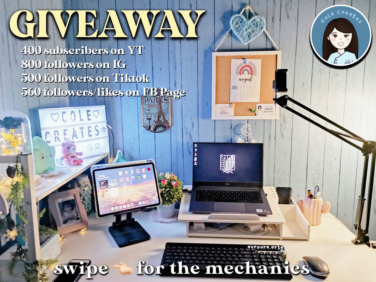 colecreatesph's tweet photo. Hi!! I have an on-going giveaway as a way of showing appreciation to everyone who supported me &amp; helped me reach this milestone 🥺💙✨

Check out the mechanics here:
https://t.co/45Zio2uQJ2

#giveaway #stationerygiveaway #stationery #giveawayph #Stickers https://t.co/6FqZ0h6H5x