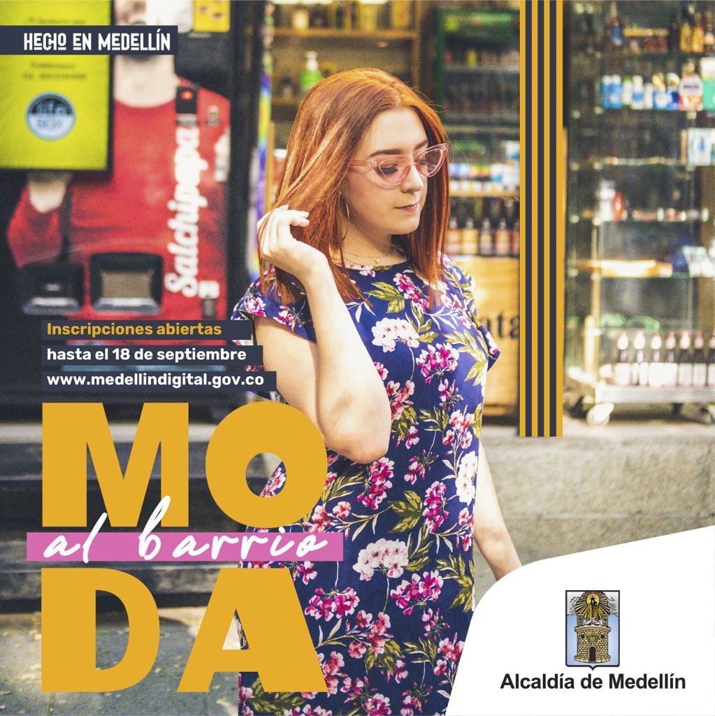 AlcaldiadeMed's tweet image. ¿Tienes un taller de moda en Medellín? Inscríbete a #ModaAlBarrio y accede a formación académica, estímulos económicos y oportunidades de crecimiento.
¡Inscríbete! medellin.gov.co/irj/portal/med…