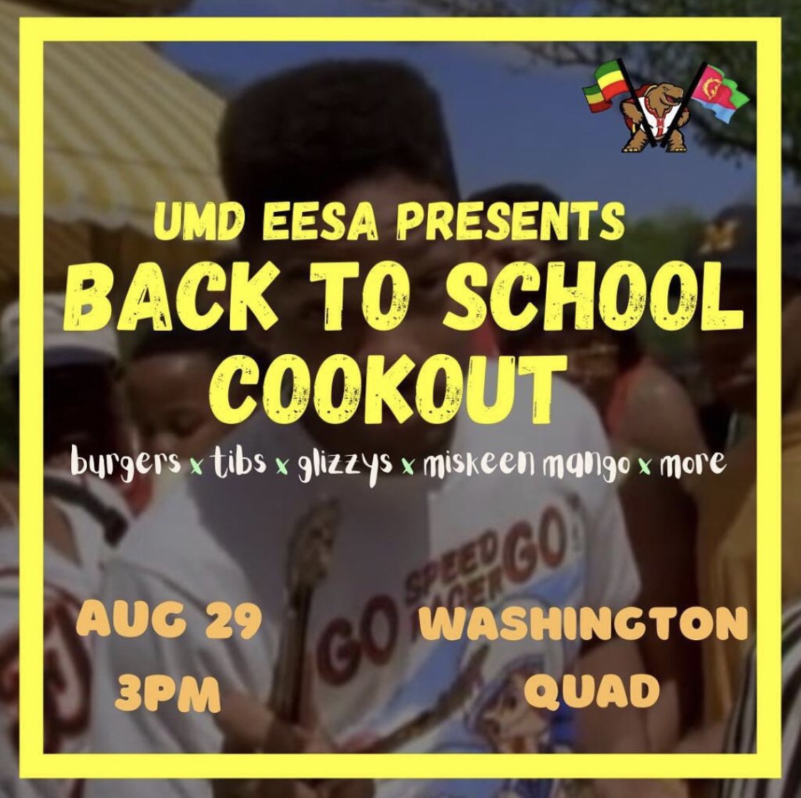 UMCP_EESA's tweet image. Come out to our Annual Back to School Cookout this Sunday at 3PM at the Washington Quad! You’ll meet the E-board, grab a plate, and play games with the UMD EESA Community! You don’t wanna miss this one!