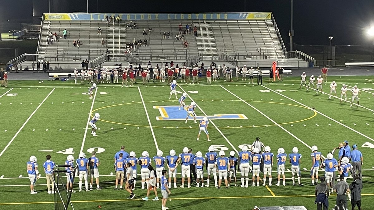 Friday night lights at Lightridge.