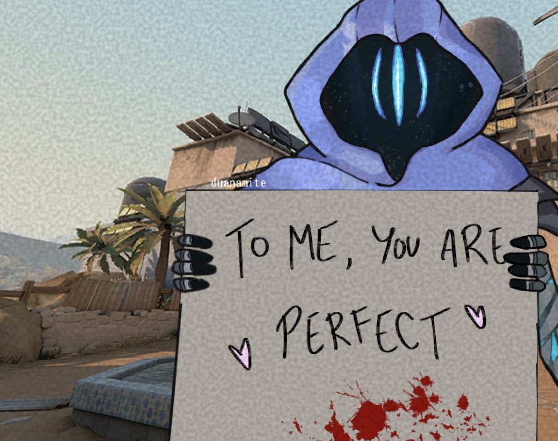 vampirenox's tweet photo. pov: you were feeling insecure lately 

#valorant #omen #valorantart https://t.co/JyvwqIqdJv