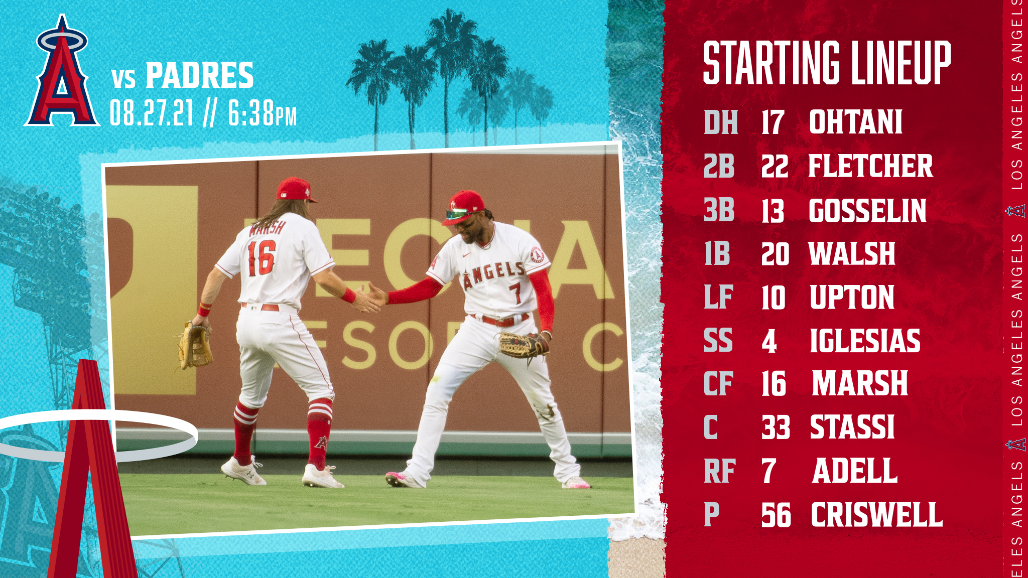 Los Angeles Angels on Twitter "Starting off the homestand with a 2