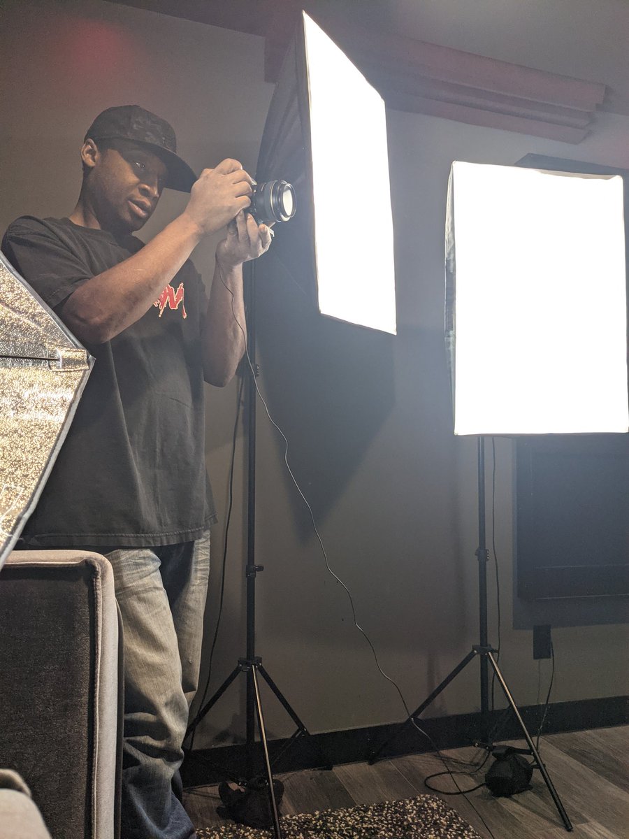 BTS from today's video shoot 📷