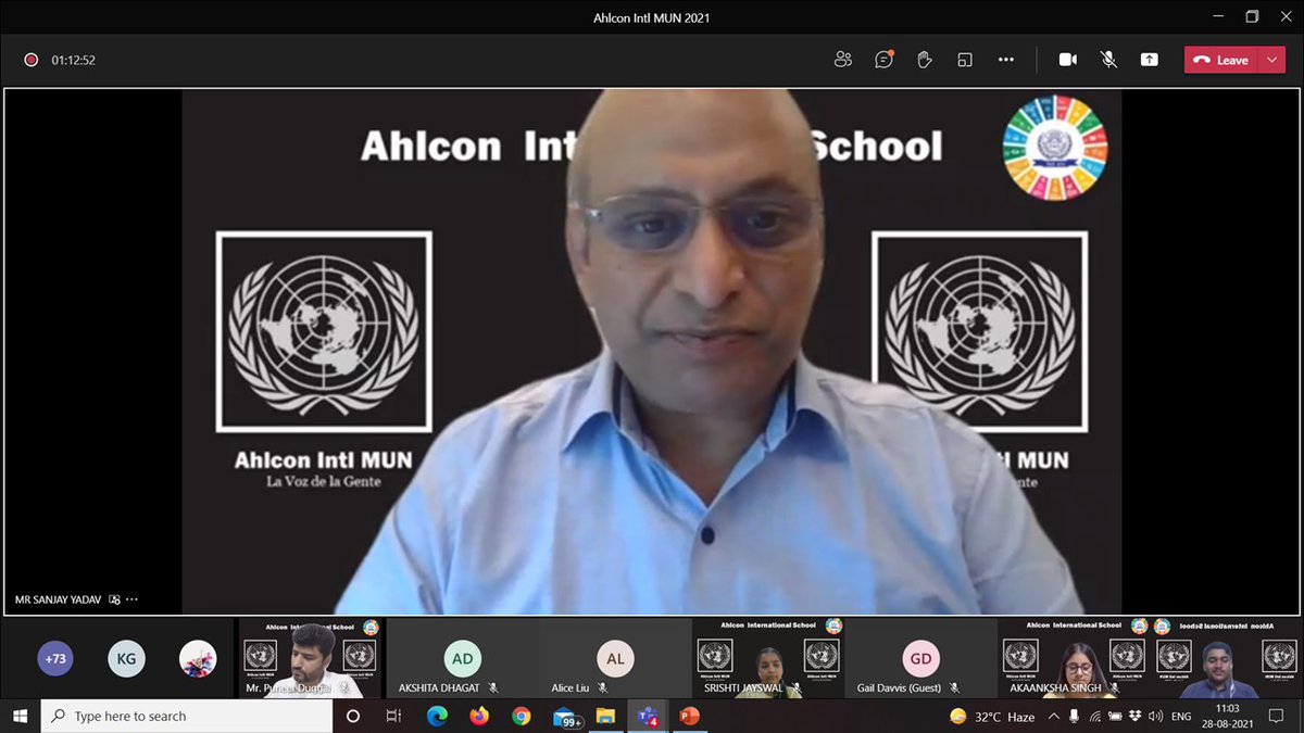 THANK YOU SO MUCH PRINCIPAL SIR <a href="/y_sanjay/">Sanjay Yadav</a> 

For enlightening the young minds with your words of wisdom. 🙏🏻

#Ahlconintlmun2021 #Ahlconintl #openingceremony <a href="/pntduggal/">PUNEET DUGGAL</a> <a href="/sunita_rajiv/">Sunita Rajiv</a> <a href="/kandhari_ekta/">Ekta  Kandhari</a> <a href="/RashmiJ99932149/">Rashmi Joshi</a>