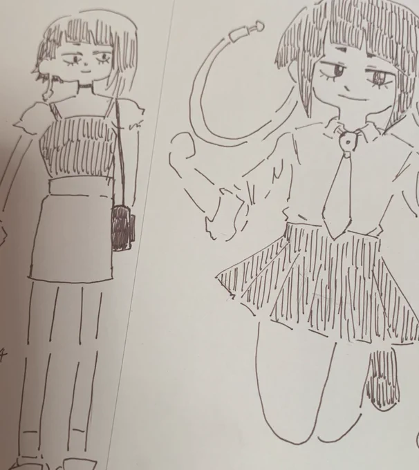 これは人気投票に追加してきた耳郎響香さんの落書き。(結局6票ほどいれた) 