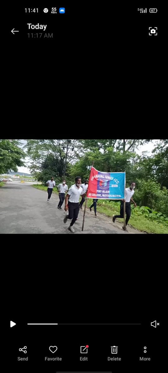 BHARGAVIADAPA1's tweet photo. Fit India Freedom Run by MG COLLEGE , MAYABUNDER , NORTH ANDAMAN 
@HQ_DG_NCC 
@NCCDte_TNPAN https://t.co/QMzD73f73e