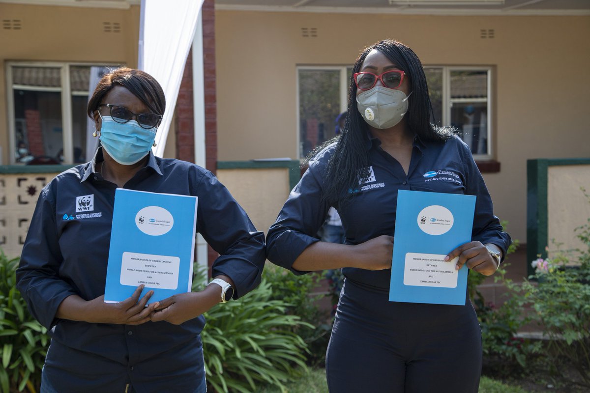 World Wide Fund (WWF) for nature Zambia and Zambia Sugar Plc (ZS) have signed an MoU in a bid to promote Corporate Water Stewardship actions and collective investments in addressing shared water scarcity and climate risks within the Lower Kafue Sub-Basin.