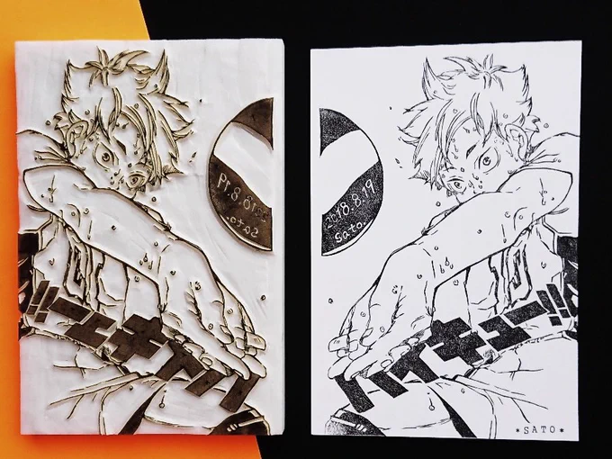 #自分作品のいいところを3つ挙げる見た人もやる

・紙にこだわってる
・インクにこだわってる
・撮り方にこだわってる

………これ良いところっていうか、めんどくさい人の3ヶ条みたいなかんじじゃない?だいじょうぶか? 
