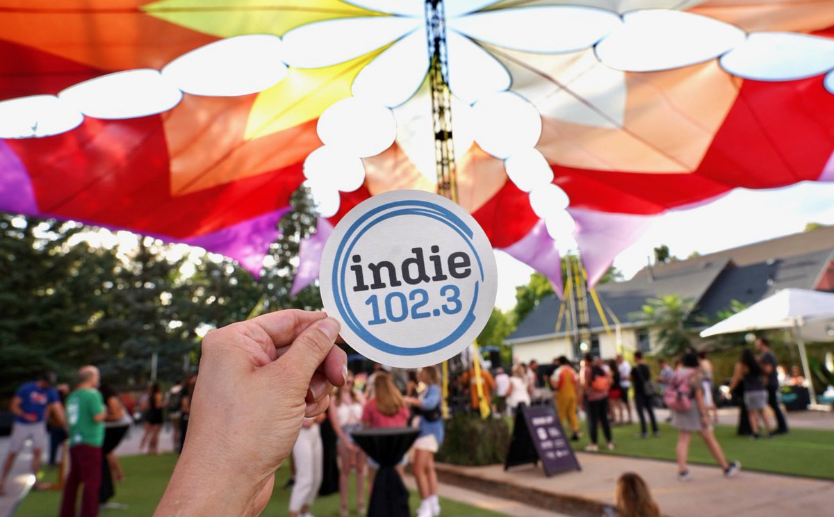 Indie1023's tweet photo. Swing by the Indie tent for free merch and ticket giveaways! #TheUMS https://t.co/YgDaMMzgWo