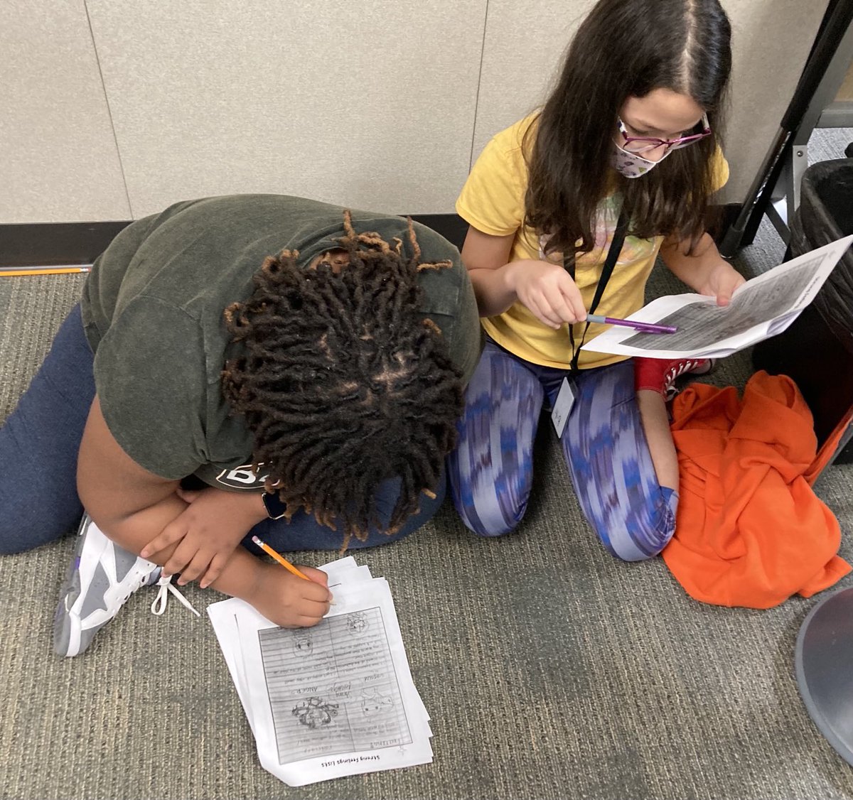 4th grade writers studying generating tools of other writers.