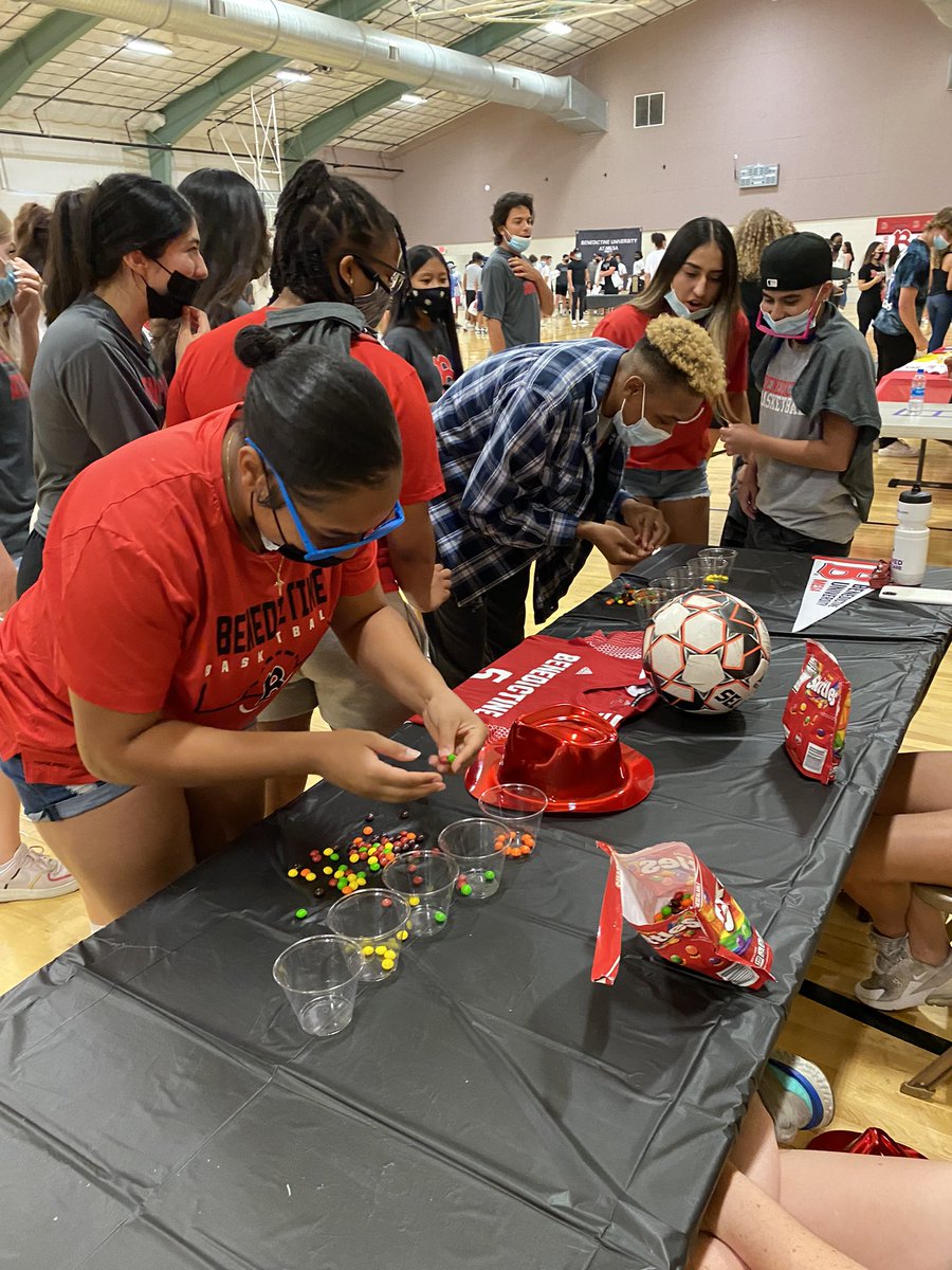 RedhawksWBB's tweet photo. The team had some fun at the annual Rico Carnival tonight!! 

Played lots of games and meet some of the other athletic teams! 

@Mesa_Redhawks https://t.co/nJmbklMA0W