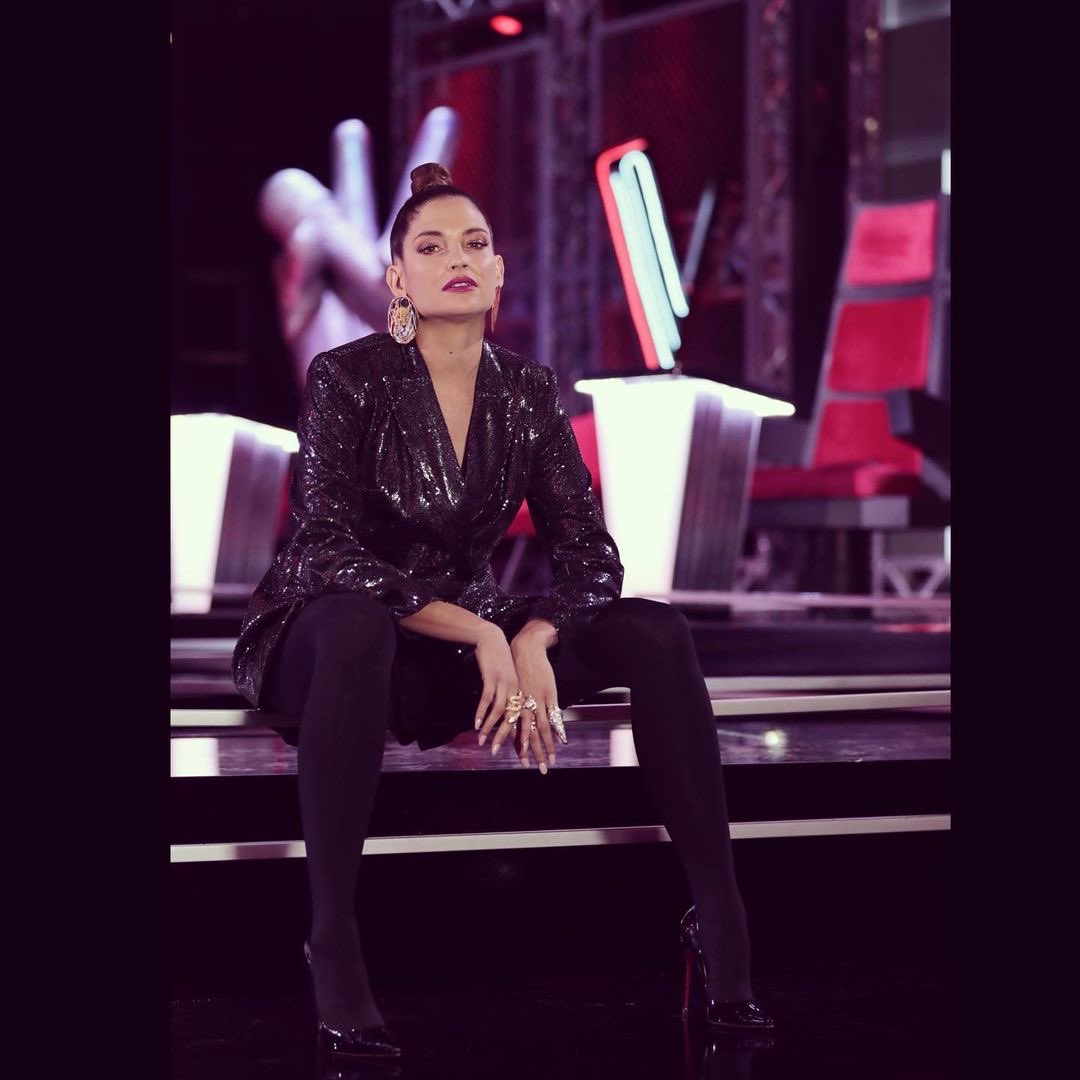 NataliaJimenez's tweet photo. Aquí en @LaVozKidsCo!!! Ustedes? ❤️🇨🇴 https://t.co/rqu39w8amx