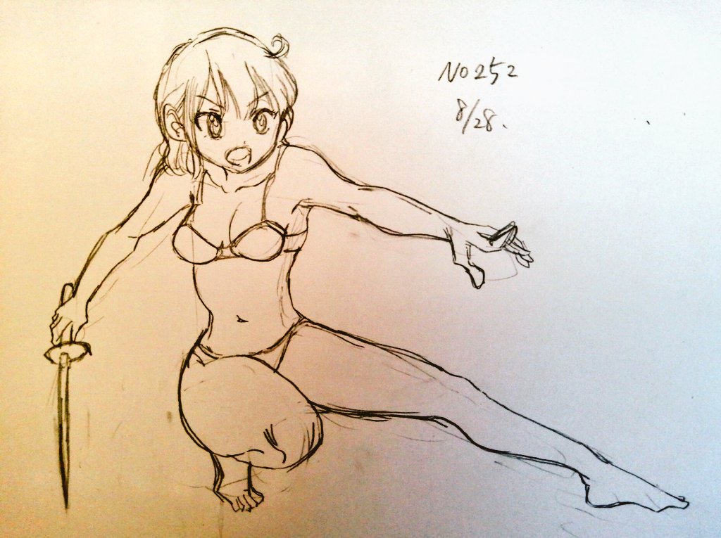 #1日1模写 252/365 