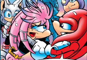 Knuckles and Julie-Su (Sonic X *Recolor*) by BerrystarLover on