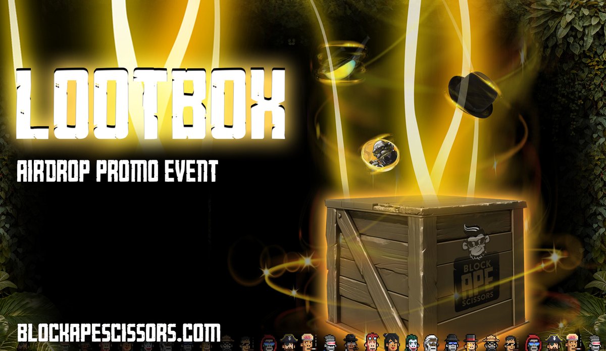 THE #LOOTBOX #GIVEAWAY IS LIVE - GET YOUR ENTRIES IN!   

sweepwidget.com/view/31557-b5k…

One of our most recent competitions had over 100k USD of entries just to have a chance at winning one of our Crypto Apes

You can only imagine what these LootBoxes are worth  on full game release!