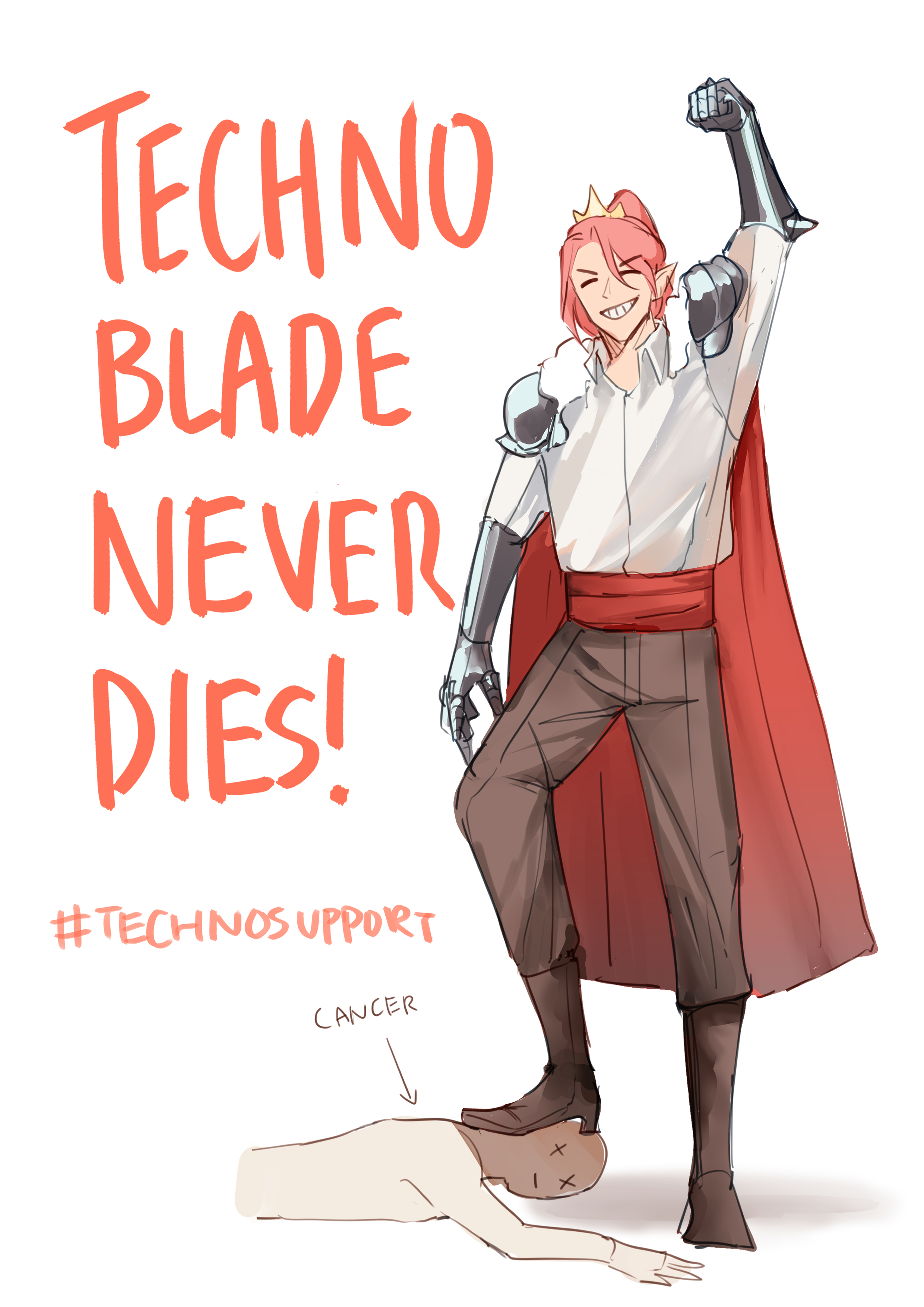 The Blade shall never die. TECHNOSUPPORT❤️ : r/Technoblade