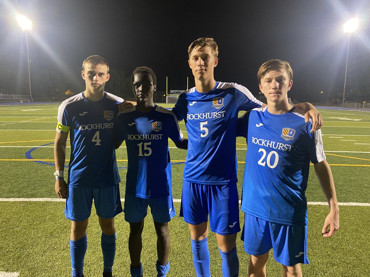 Rock defeats Park Hill South 4-0 in the season opener! Goals by Ryder Barrett (3) and Henry Mullen. Assists from Noah Higbie, Ryder Barrett, Uchan Kohring, and Luca Nicotra (not pictured).