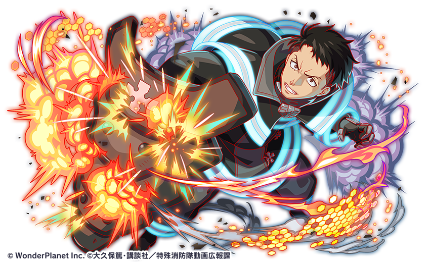 クラッシュフィーバー公式 クラフィ ユニット紹介 第8特殊消防隊大隊長 秋樽桜備 をご紹介 第8特殊消防隊をまとめる大隊長 鍛え上げた肉体を武器に どんな強敵にも立ち向かう頼れる消防官 ๑ ㅂ و 彼が行う筋トレは常人には 到底真似