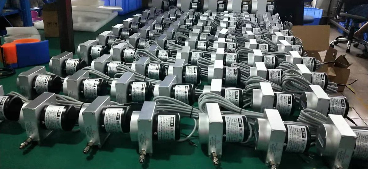 MilontSensors's tweet image. Milont Technology finished cable displacement sensors!