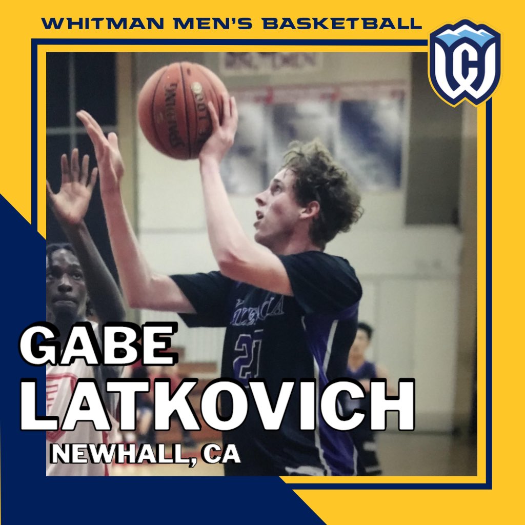 Whitman Basketball (@whitmanmbb) on Twitter photo Sixth on our meet the first-years series, forward Gabe Latkovich from Newhall, CA! Gabe played at Valencia HS. His senior year he was named 2nd Team All-Foothill League and averaged 12 ppg and 9 rpg. Be sure to give Gabe a follow (<a href="/GLatkovich/">Gabe Latkovich</a>) Welcome to Whitman! #GoBlues Sixth on our meet the first-years series, forward Gabe Latkovich from Newhall, CA! Gabe played at Valencia HS. His senior year he was named 2nd Team All-Foothill League and averaged 12 ppg and 9 rpg. Be sure to give Gabe a follow (<a href="/GLatkovich/">Gabe Latkovich</a>) Welcome to Whitman! #GoBlues