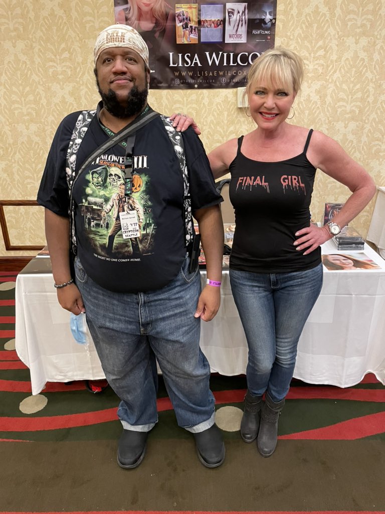 wiccaburr's tweet image. Pics of @LisaWilcox1 @allantrautman and Katherine Kamhi. #crypt21 #crypticonseattle